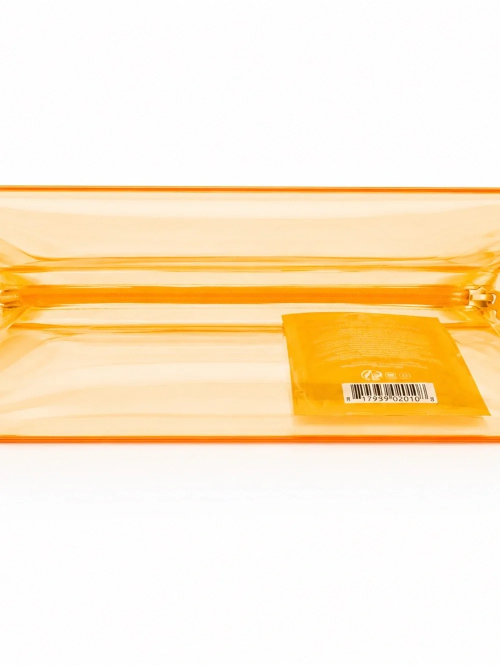 Sol de Janeiro Orange Clear PVC Cosmetic Bag w/ Body Badalada Lotion Sample